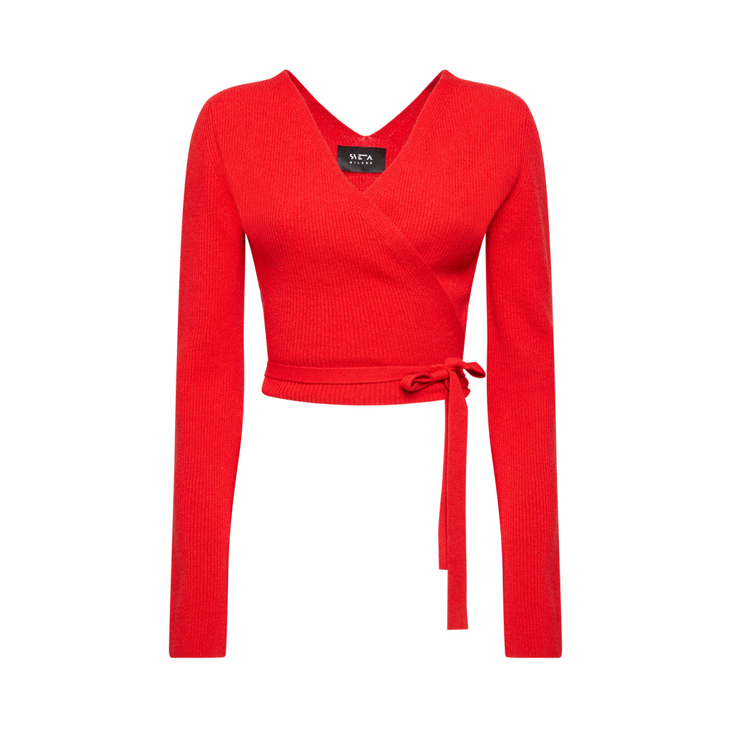 Judith red cashmere-wool blend wrap cardigan. Shop on svetamilano.com. Pay over 3 installments with KLARNA. Secured Payment. Extended Returns. Made in Italy. Cashmere wool. Cardigan. Cardigan sweater. Cashmere cardigan. Cashmere cardigan woman. Red cashmere cardigan. Wrap cashmere cardigan. Tie-waist cardigan. Wrap cardigan. Wrap around cardigan. Wrap cardigan pattern. Wrap knit cardigan. Wrap knitting. Short cashmere cardigan. Cashmere wrap top.