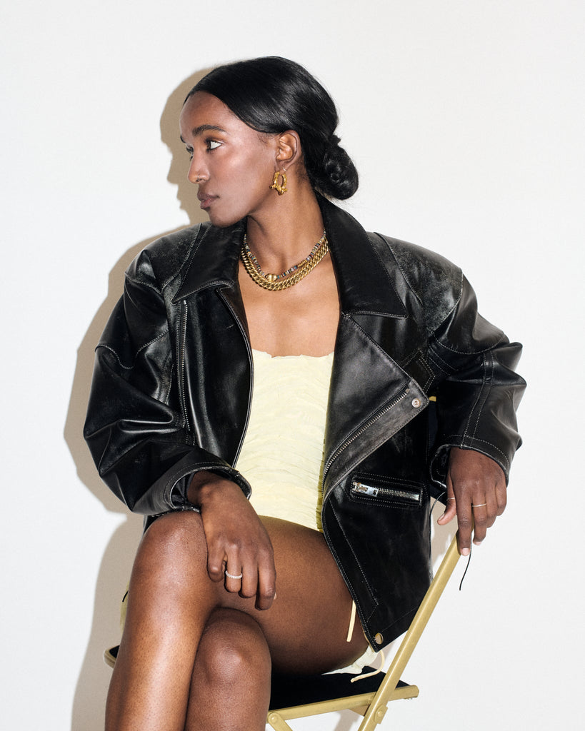 The SVETA MILANO Biker Jacket: Autumn’s Glam-Rock Essential