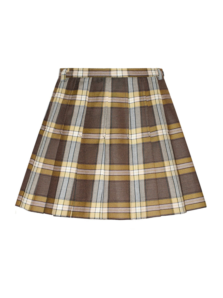 Bonnie pleated tartan miniskirt