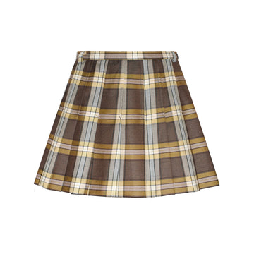 Bonnie pleated tartan miniskirt