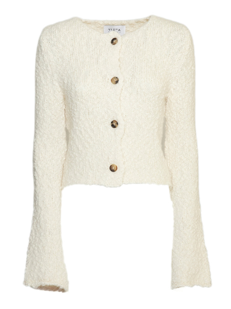 Louise alpaca wool cardigan