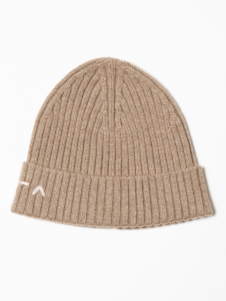Milano light brown cashmere hat