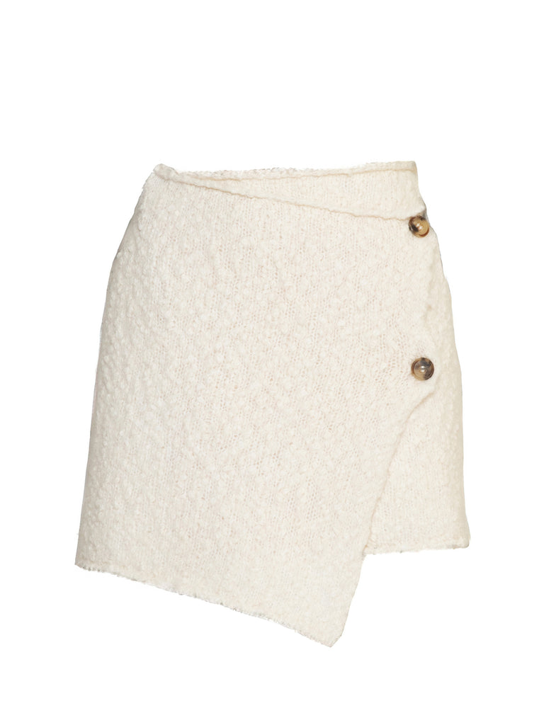 Thelma alpaca wool miniskirt