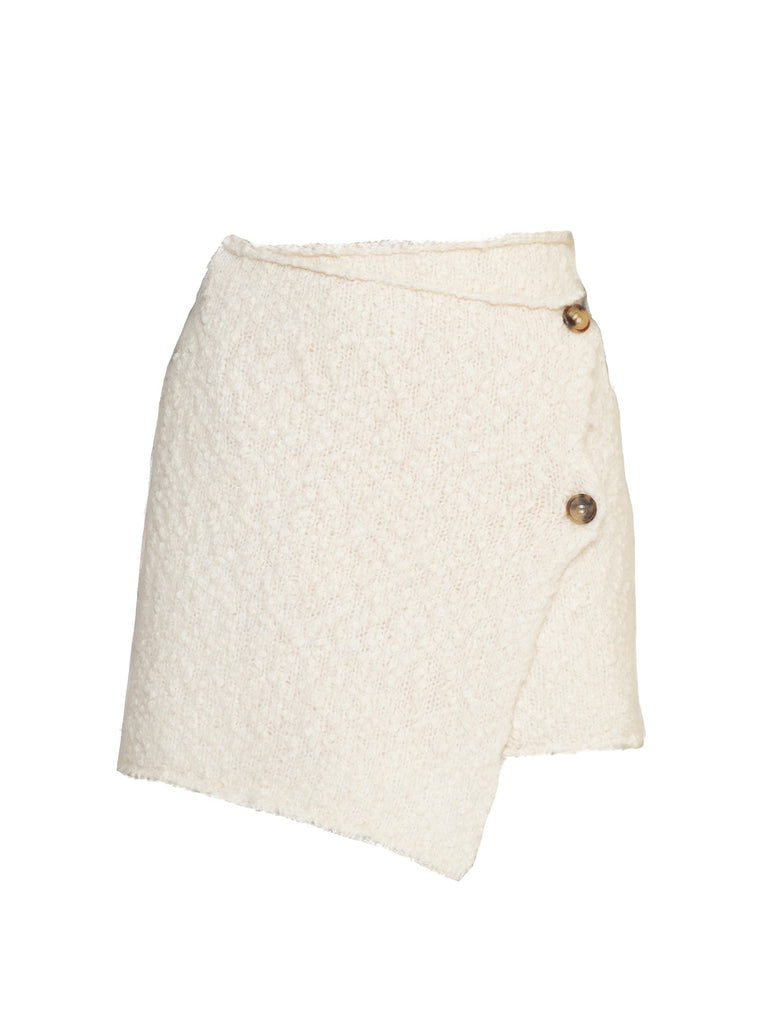 Thelma alpaca wool miniskirt
