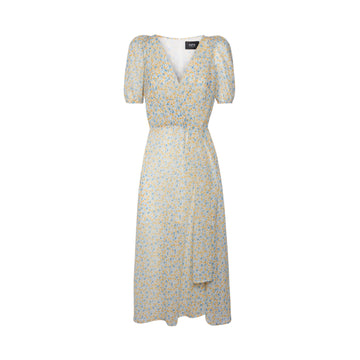 Sveta Milano long floral dress Berkeley. Long floral dress. Floral midi dress. Party holiday dress. Floral dress. Luxury fashion. Slow fashion. Timeless fashion. Luxury clothing brands. Frauen kleider. Robe de femmes. Abito donna. 