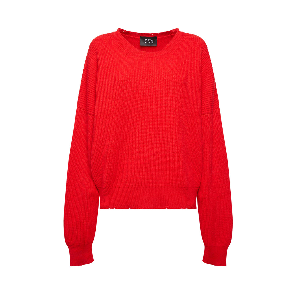 Lilith red cashmere wool sweater. Unisex. Shop on svetamilano.com. Pay over 3 installments with KLARNA. Secured Payment. Extended Returns. Made in Italy. Oversize cashmere sweater. Cashmere jumper. Best cashmere sweaters. Chunky sweater. Knitwear sweater. Red cashmere sweater. Grunge sweater. Cashmere sweater.