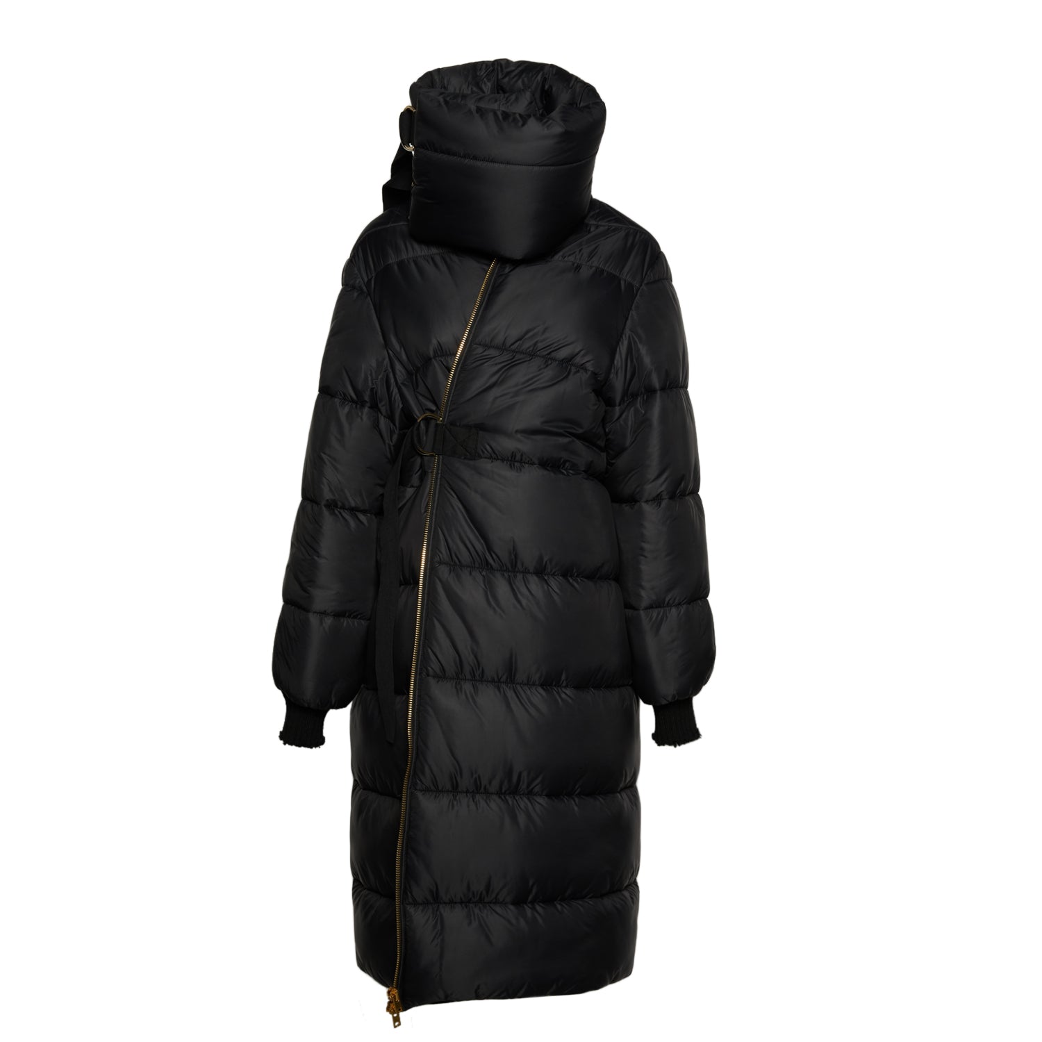 Oregon black long down jacket
